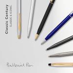 Cross Classic Century Refillable Ballpoint Pen, Medium Ballpen, Includes Premium Gift Box - Titanium Grey Micro-Knurl