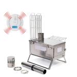 Portable Titanium Wood Stove for Camping and Hiking