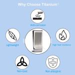 Slim Titanium Money Clip Wallet for Everyday Carry