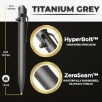 BASTION Grey Titanium Bolt Action Pen Set