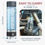 Hydrogen Water Bottle – 500ml Titanium Generator