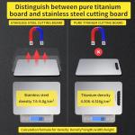 Titanium Cutting Board - Double-Sided Kitchen Essential