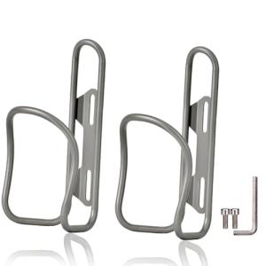 Lightweight Titanium Bike Water Bottle Cages - 2-Pack