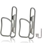 Lightweight Titanium Bike Water Bottle Cages - 2-Pack