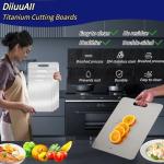 Double-Sided Titanium Cutting Board for Kitchen