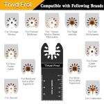 100PCS Titanium Oscillating Saw Blades Set