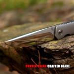 KATSU Folding Pocket Knife with Titanium Handle