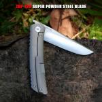 KATSU Folding Pocket Knife with Titanium Handle