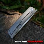 KATSU Folding Pocket Knife with Titanium Handle