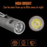 KeyUnity KF04 Mini Titanium LED Flashlight Keychain