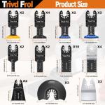 Titanium Oscillating Saw Blades Pack for Multitools