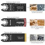 30PCS Universal Titanium Oscillating Saw Blades Set