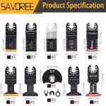 30PCS Universal Titanium Oscillating Saw Blades Set