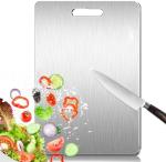 BELLPO Double-Sided Titanium Cutting Board 15.4x11