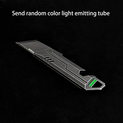 Black Titanium Alloy Multi-Tool Crowbar Bottle Opener 5.5