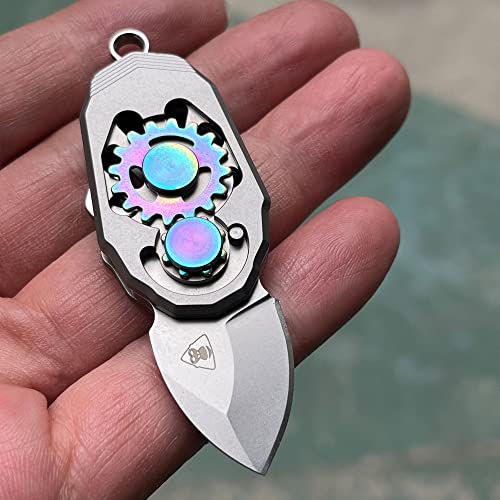 WANERSEN Titanium Pocket Folding Knife for Outdoor Everyday Carry