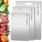3PCS Double-Sided Food-Grade Titanium Cutting Boards