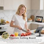 3PCS Double-Sided Food-Grade Titanium Cutting Boards