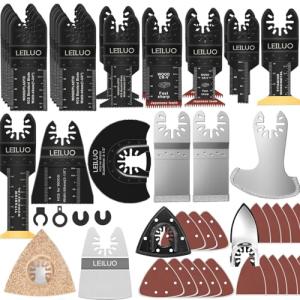 Titanium 112-Piece Oscillating Tool Accessory Set