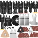 Titanium 112-Piece Oscillating Tool Accessory Set