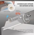 Titanium Folding Utility Knife with Extra Blades