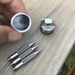 Silver Titanium Grappling Hook for Adventurers