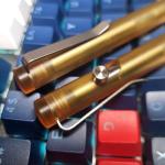 WANERSEN Ultem Amber Titanium Fountain Pen