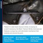 Fisher Space Pen AG7 Black Titanium Edition