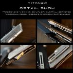 Raven Titanium EDC Folding Utility Knife