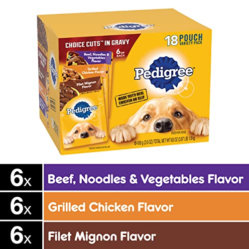 PEDIGREE CHOICE CUTS Variety Pack 18-Pack, 3.5 oz