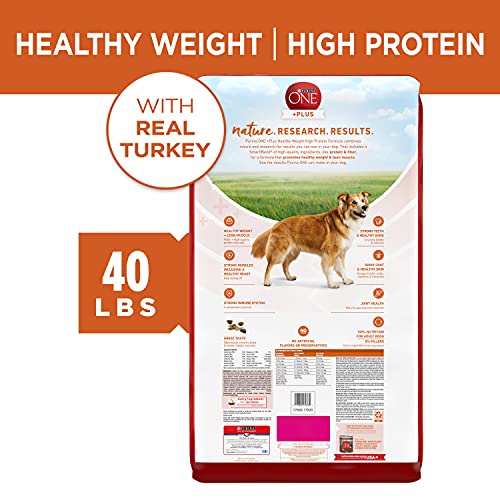 Purina ONE Healthy Weight High-Protein Dog Food - 40lb