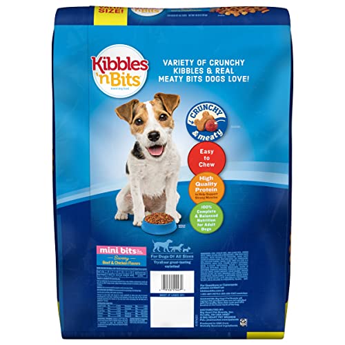 Kibbles 'N Bits Small Breed Mini Bits, Beef & Chicken, 16 lbs