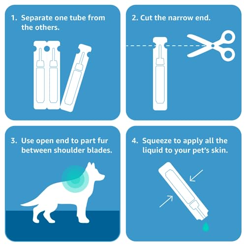 Flea and Tick Treatment for Medium Dogs, 3 Pack