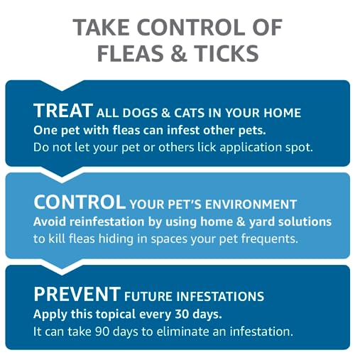Flea and Tick Treatment for Medium Dogs, 3 Pack