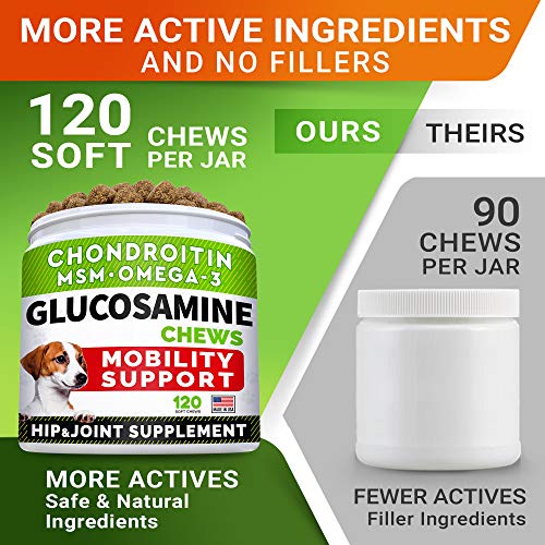 USA Made Chicken Flavor Glucosamine Joint Treats for Dogs