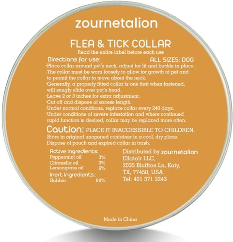 Adjustable Flea and Tick Prevention Collar for All Dogs