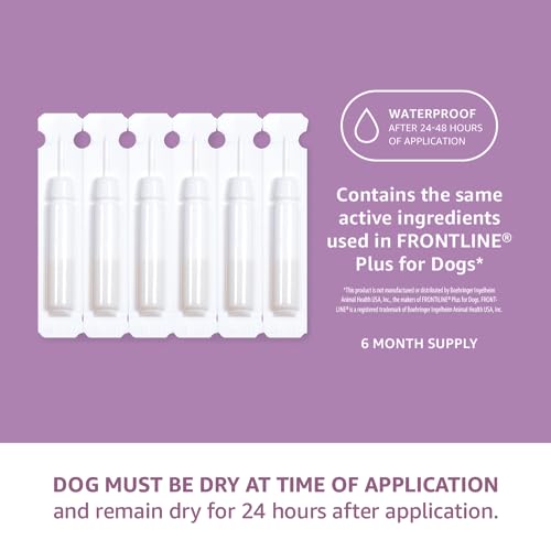 Unscented Flea & Tick Treatment for Large Dogs (45-88 lbs)