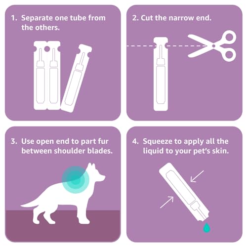 Unscented Flea & Tick Treatment for Large Dogs (45-88 lbs)