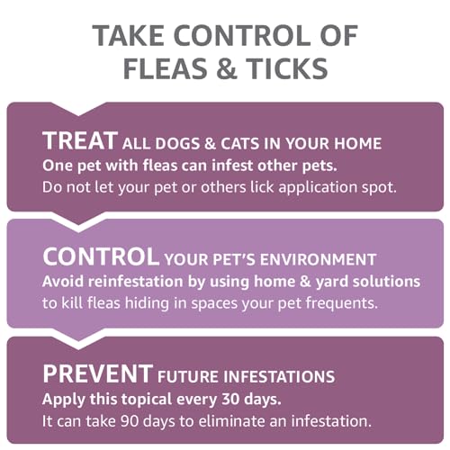 Unscented Flea & Tick Treatment for Large Dogs (45-88 lbs)