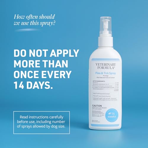 Dog Flea & Tick Spray Kills & Prevents for 14 Weeks