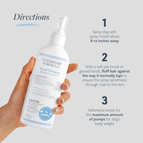 Dog Flea & Tick Spray Kills & Prevents for 14 Weeks
