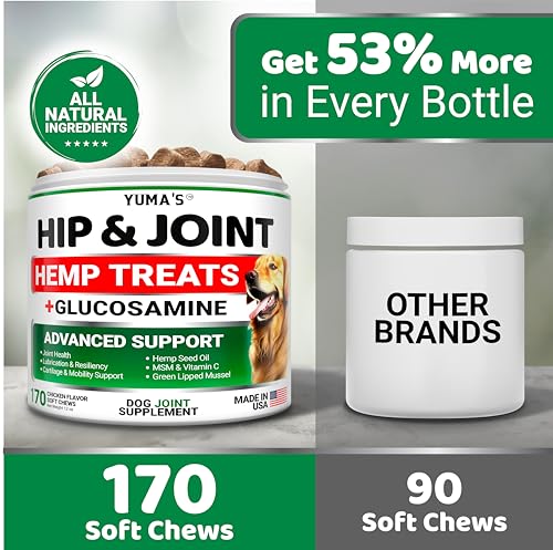 YUMA'S Hemp Hip and Joint Chews for Dogs
