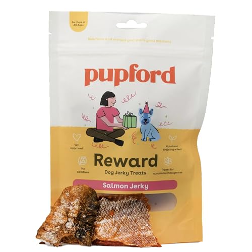 Pupford Salmon Jerky Treats for Dogs | USA Made