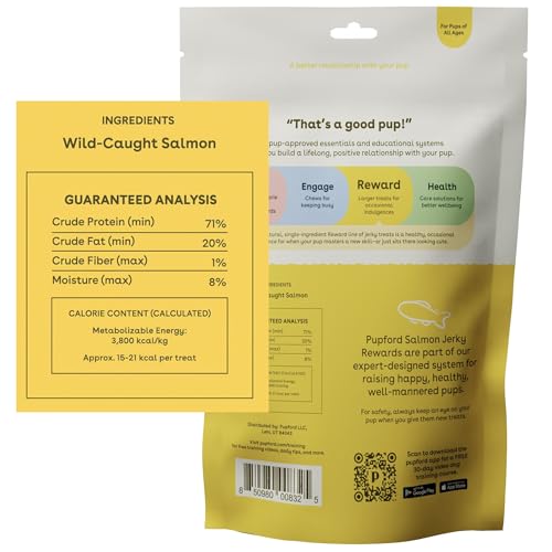 Pupford Salmon Jerky Treats for Dogs | USA Made