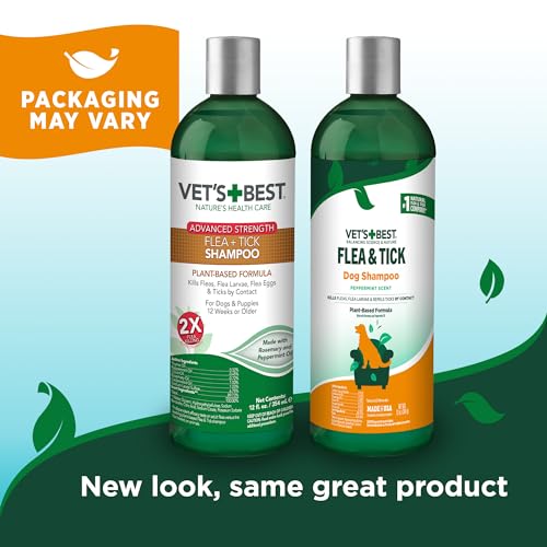 Vet's Best Advanced Strength Dog Flea & Tick Shampoo