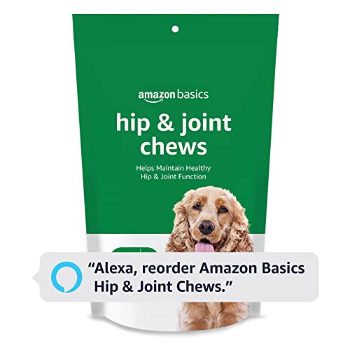 Amazon Basics Dog Hip & Joint Supplement Chews, 60