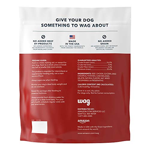 Wag Soft & Tender American Beef Jerky Dog Treats