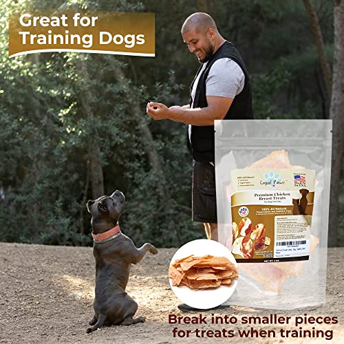 USA Made Loyal Paws Chicken Jerky Training Treats