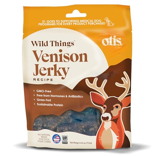 Wild Things Venison Jerky Dog Treats | Protein-Packed
