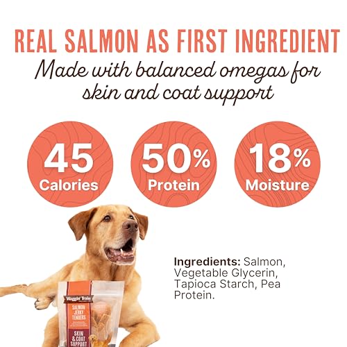 Salmon Jerky Tenders for Healthy Skin & Coat